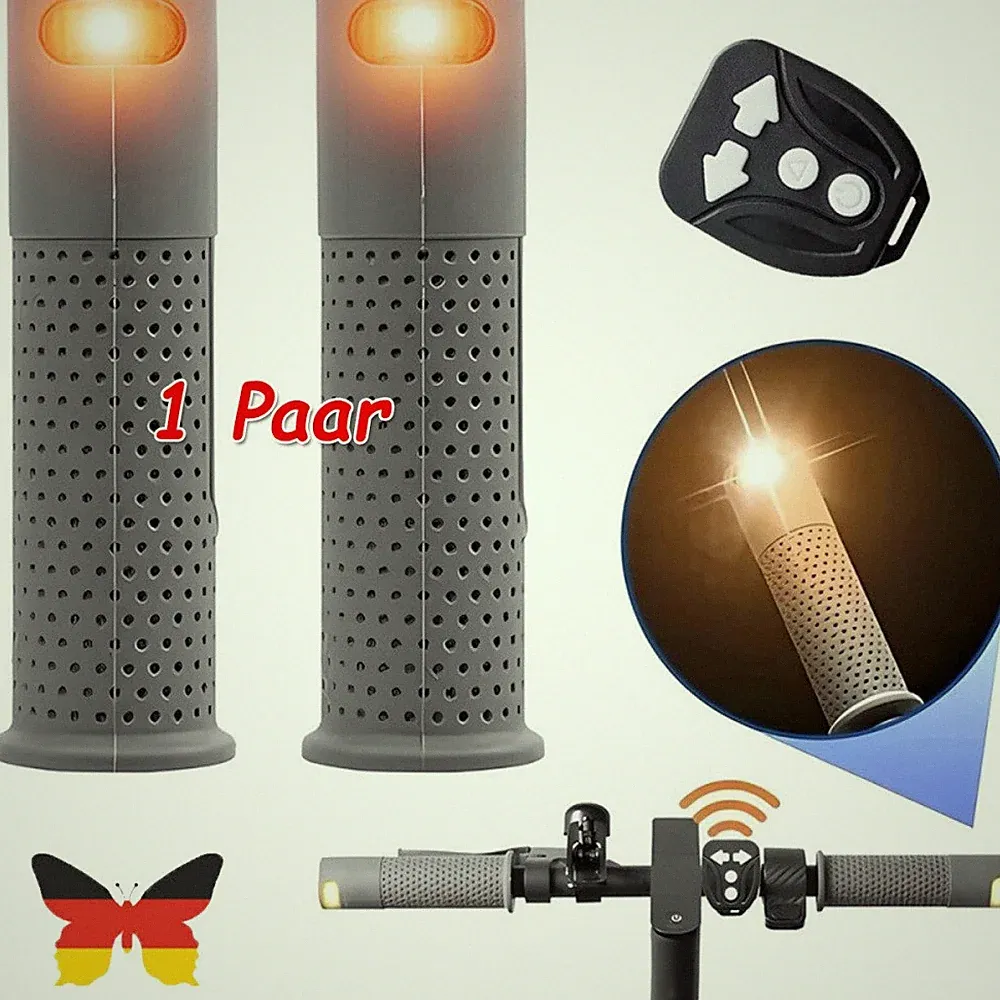 Für Xiaomi M365/1S/Pro2/Ninebot G30/ES1//2/4 E-Scooter Griffe Blinklicht Kit