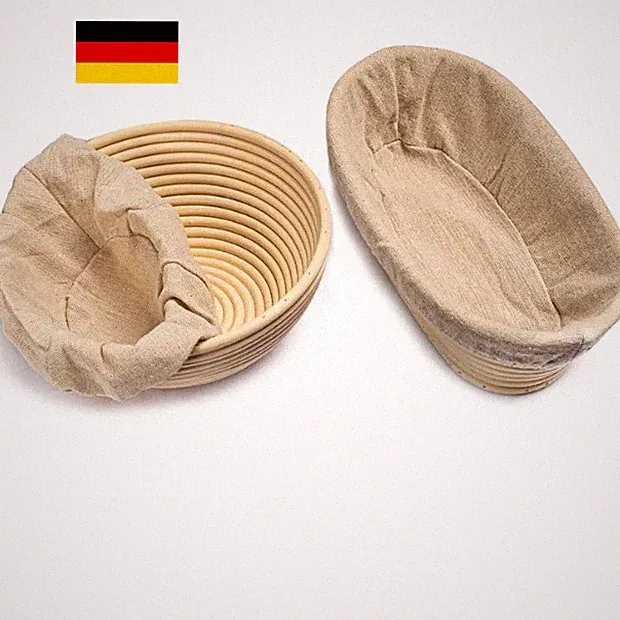 Gärkorb Gärkörbchen Brotteig rund oval Korb Brotform Peddigrohr Brot Teig Korb