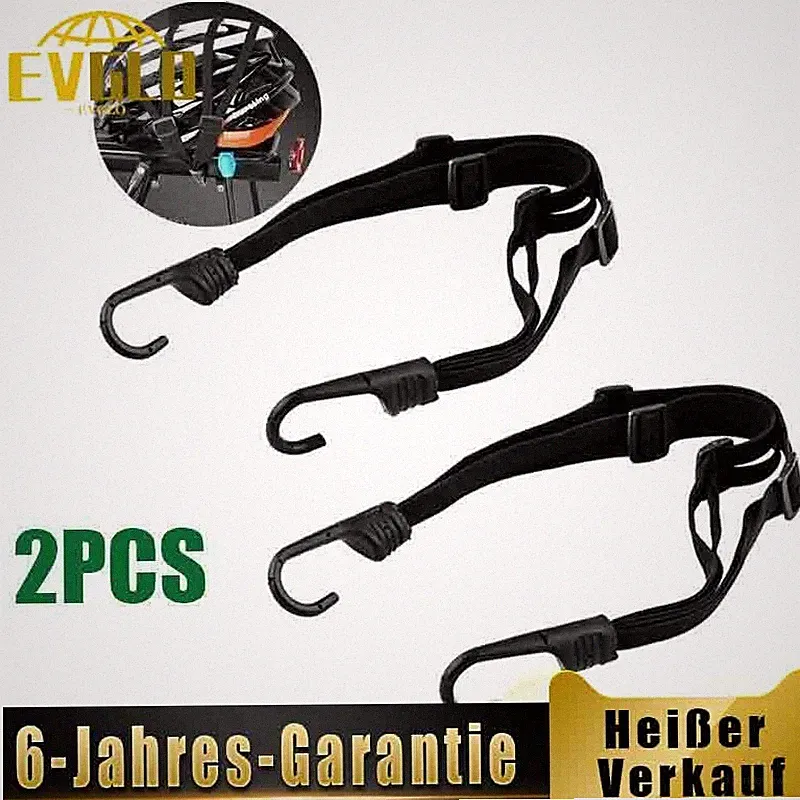 Gepäckspanner Expander mit Haken Spanngurte für Motorrad Fahrrad Gepäckträger