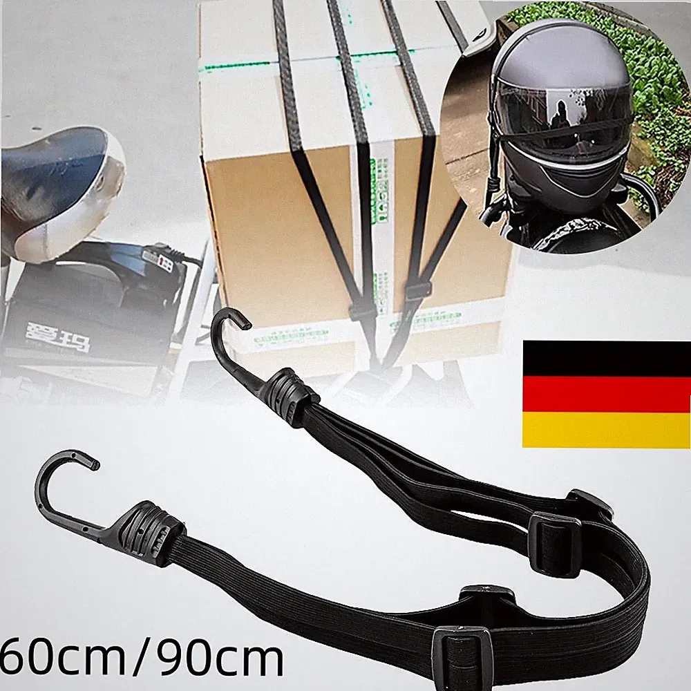 Gepäckspanner mit Haken Spanngurt Fahrrad Motorrad Spanngurte Gepäckträger