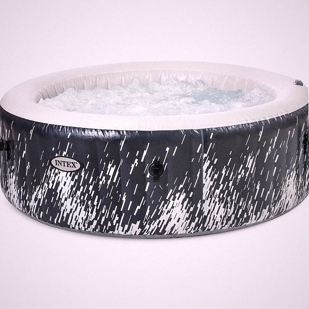 INTEX Whirlpool Glow Deluxe Bubble SPA 196x71cm 4 Personen 28494NP App Steuerung