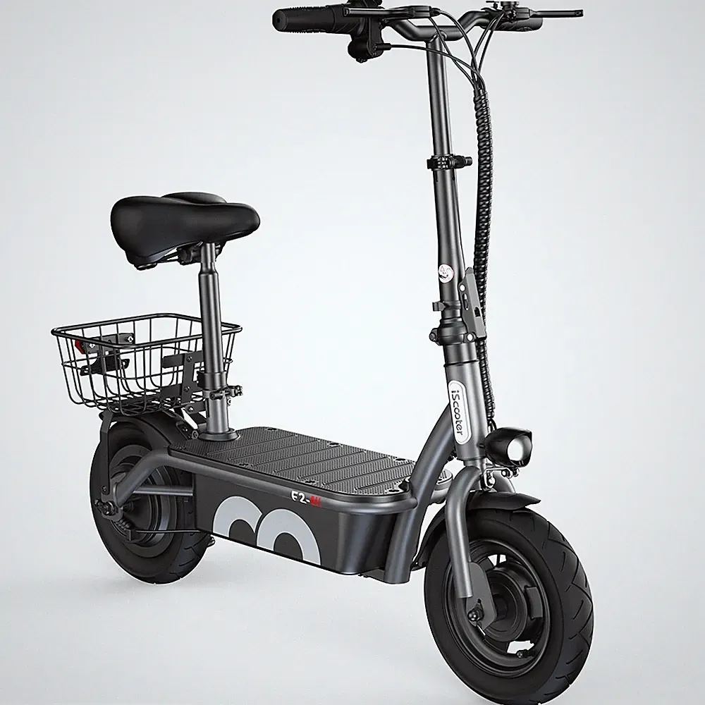 iScooter F2 Elektroroller 500W 7,8AH Faltbar 10 Zoll E-Scooter 30KM/H Mit Korb
