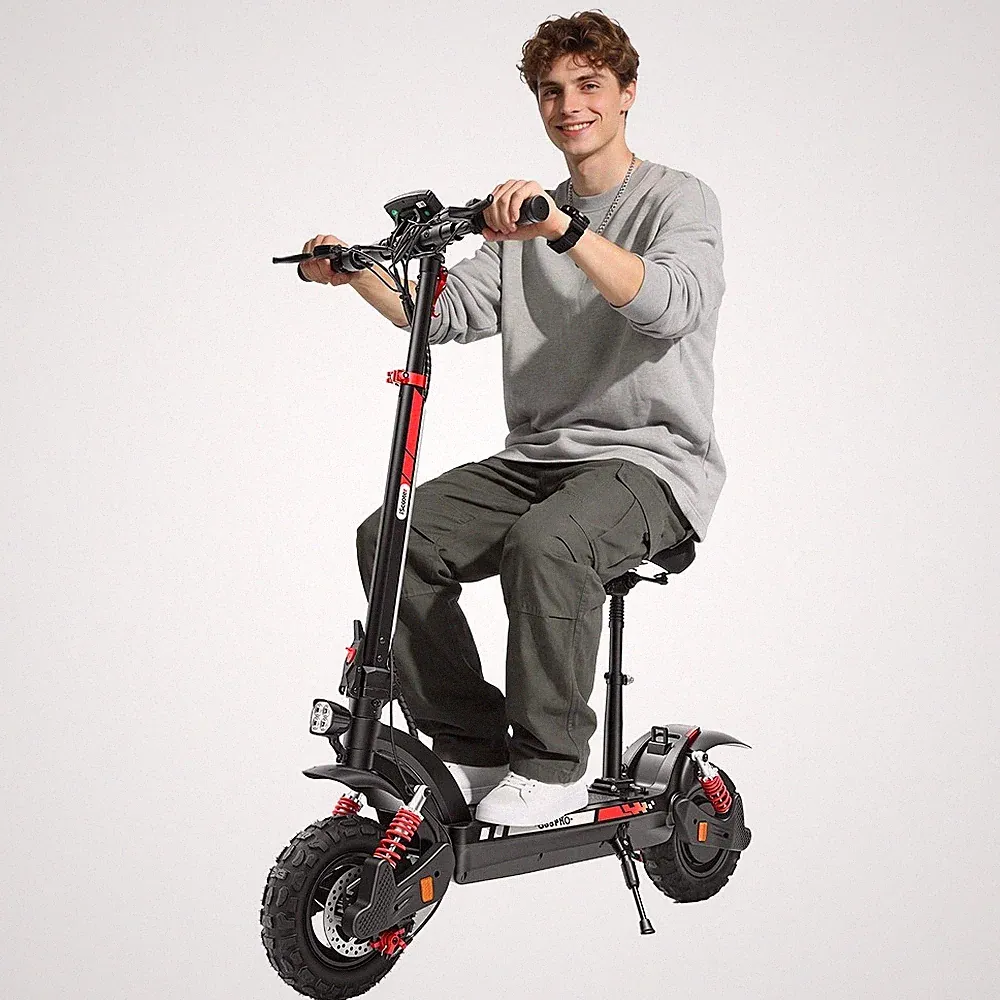 iScooter GX3PRO Elektroroller mit Sitz 1200W 17,5AH Offroad E-Scooter 50km/h DE