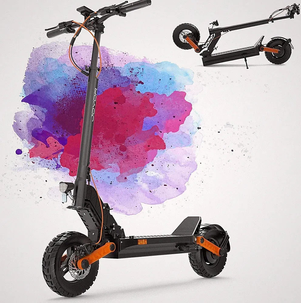 JOYOR E-Scooter mit ABE, 500W Motor, faltbar, 10 Zoll, Max 100km Reichweite