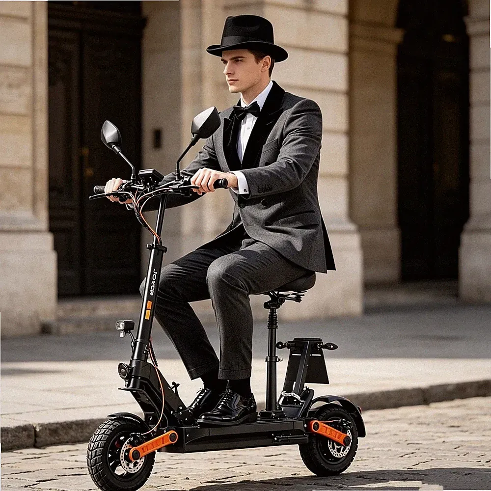 Joyor E-Scooter mit Sitz Straßenzulassung 80KM Elektroroller offroad NFC S8E