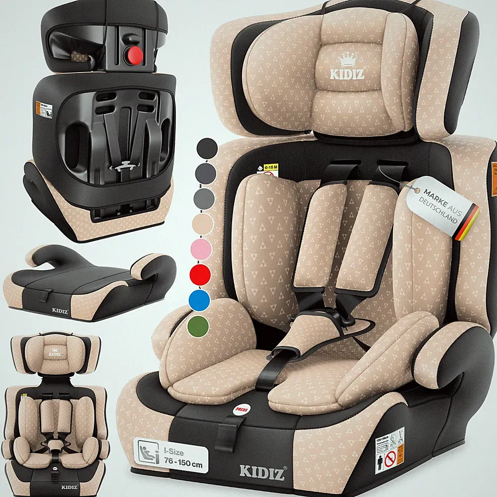 KIDIZ® Autokindersitz Autositz Kinderautositz 9-36 kg Gruppe 1+2+3 Kindersitz