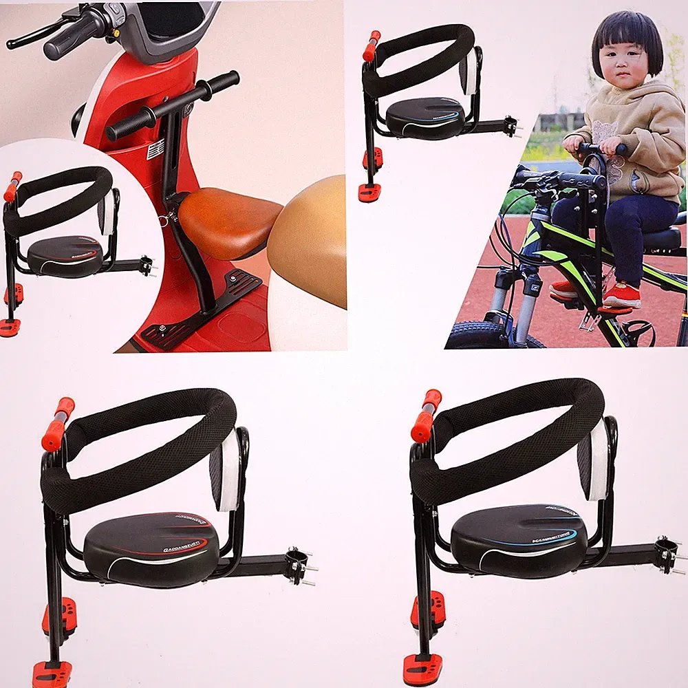 Kinderfahrradsitz mit Lenker für Elektrofahrräder, Motorräder, Tretroller