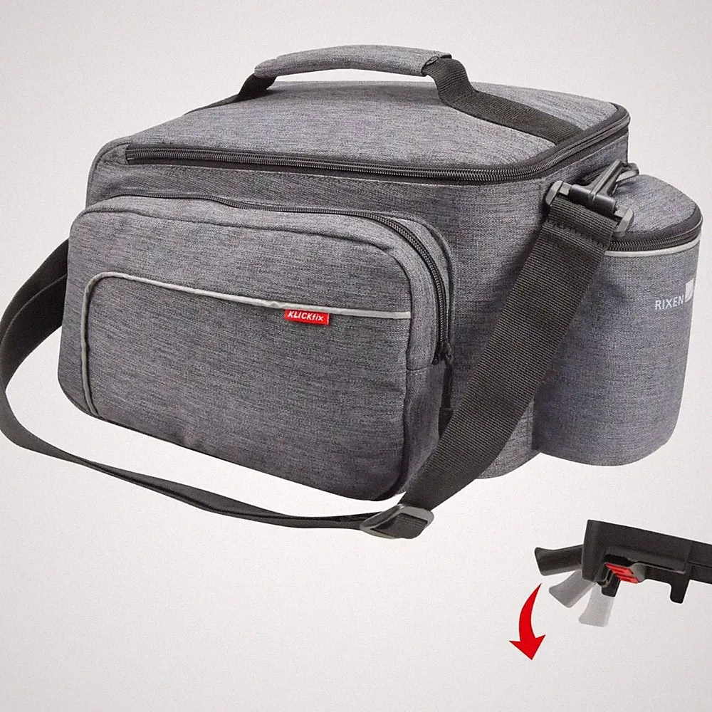 Klickfix Fahrrad E-Bike Gepäckträgertasche Rackpack Sport mit Uniklip 0268USGR