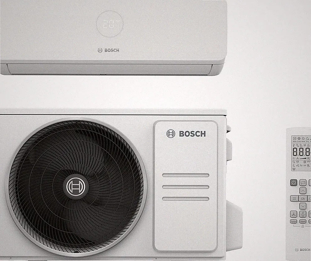 Klimaanlage Bosch Climate 3200i SET 35WE Split mit Wärmepumpe 12000BTU mit WiFi