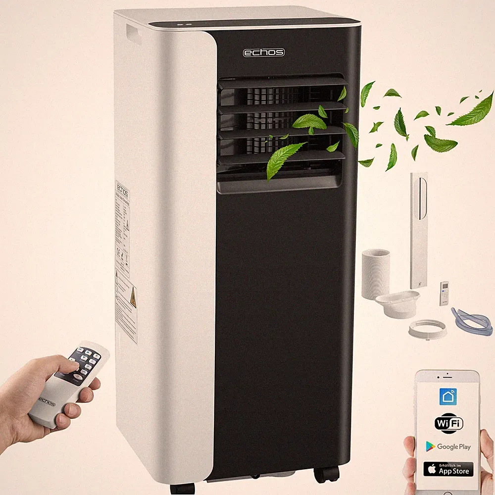 Klimaanlage mit WiFi 9.000 BTU Klima Anlage Aircooler Klimagerät Air Cooler