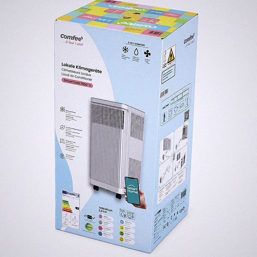 Klimagerät Comfee Smartcool 7000 - 7000 BTU, 3in1 Comfort Klimaanlage, Wifi