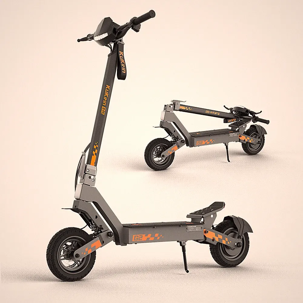 KuKirin G 2 10 Zoll Elektroroller 800W 48V 15Ah E-Scooter 55KM E-Roller 45km/h