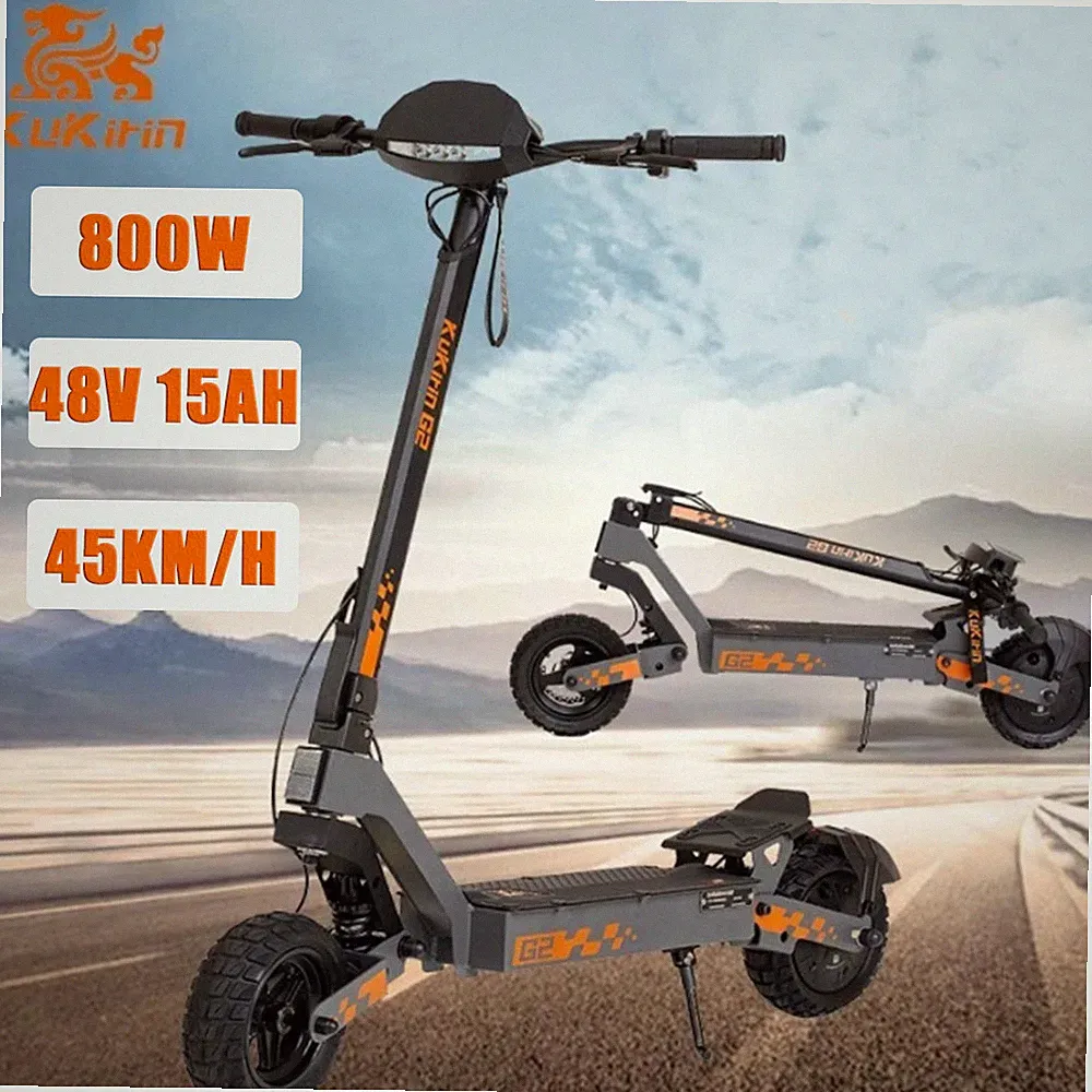 KuKirin G 2 Elektroroller 800W 45KM/H E-Scooter 48V 15AH E-Roller 10 Zoll 55KM