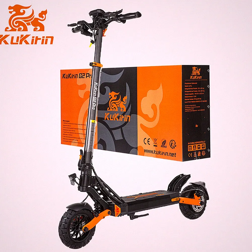 KuKirin G2Pro E-Scooter mit Straßenzulassung 500W Elektroroller 48V 15.6AH ABE