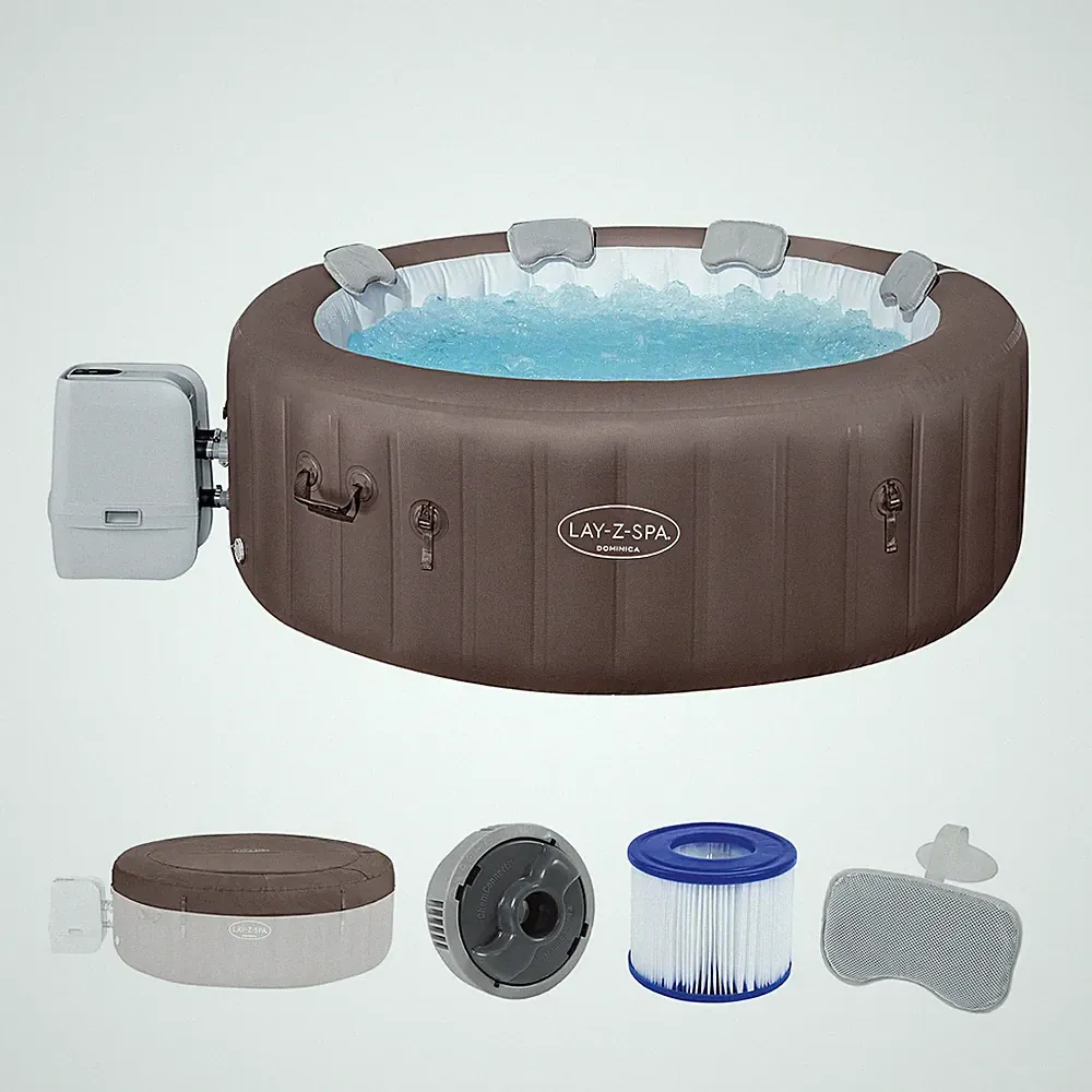 LAY-Z-SPA® Energiespar-Whirlpool Dominica HydroJet™ mit App-Steuerung, für 6 Per