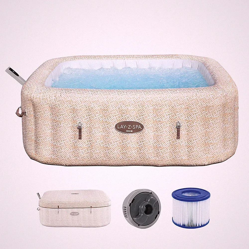 LAY-Z-SPA® Energiespar-Whirlpool Rome AirJet™ mit App-Steuerung, für 7 Pers. 201
