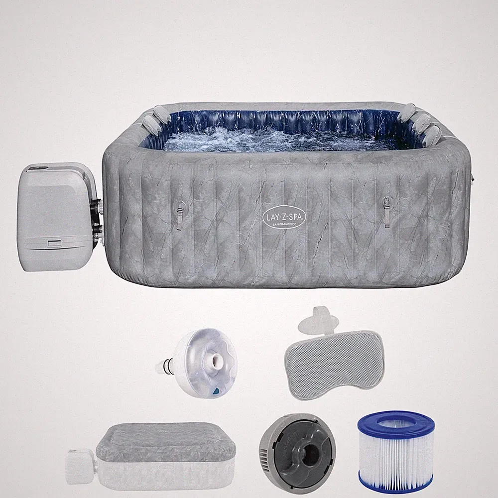 LAY-Z-SPA® Energiespar-Whirlpool San Francisco HydroJet Pro™ mit App-Steuerung