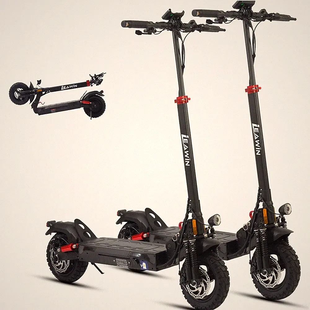 Leawin T4 E-Scooter mit Straßenzulassung 10'' Klappbar 500W E-roller Bis 20 km/h