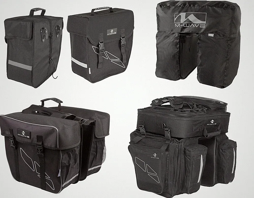 M-Wave Fahrrad Gepäckträger Einzel Doppel Tasche Fahrradtasche Packtasche Gepäck