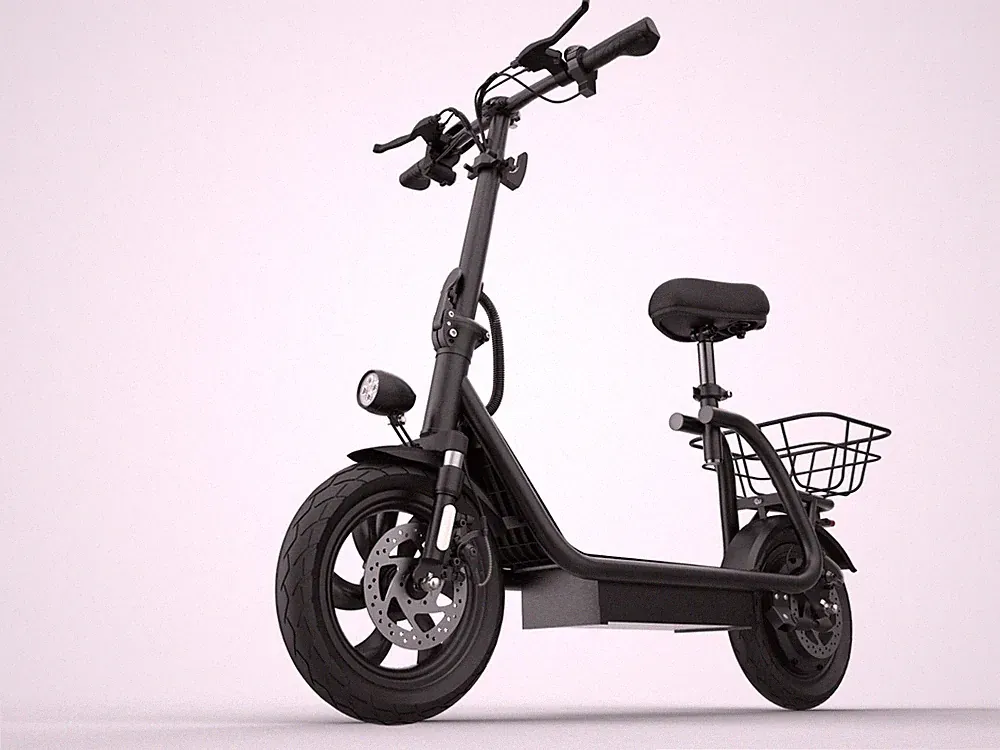 M5 E-Scooter 12'' E-Roller mit Sitz 560W 7,8Ah offroad Elektroroller 32km/h DE
