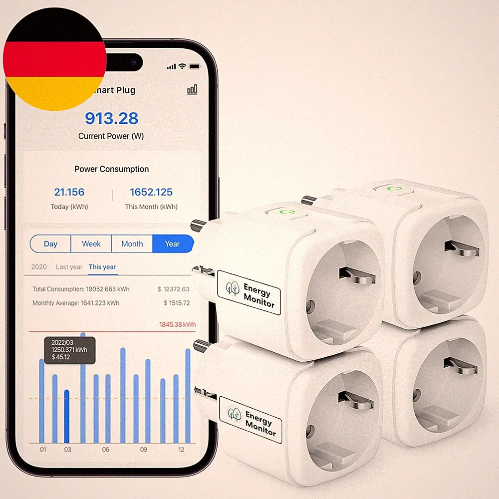 Meross WLAN Steckdose Mit Strommessung Und Zeitschaltuhr Mit App Steuerung
