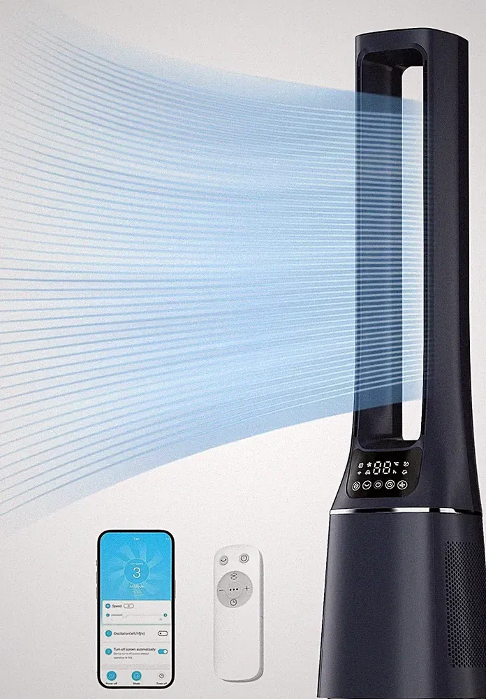 Midea MFP-120i (BL) Turmventilator Dunkelblau Oszillierend