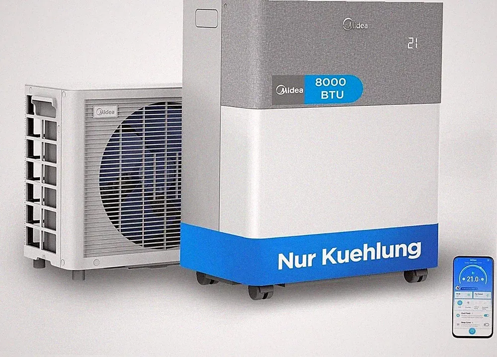 Midea PortaSplit Cool Mobile Split Klimaanlage A++ 8000 BTU 2,35kW SOFORT