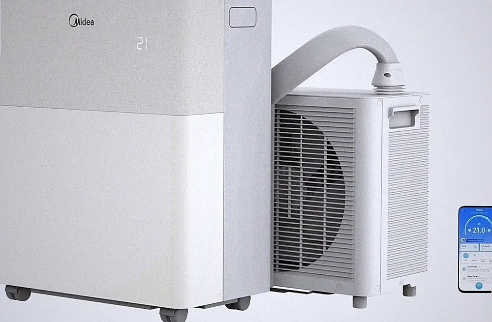 Midea PortaSplit Mobile Split-Klimaanlage 12.000 BTU 3,5kW Neu