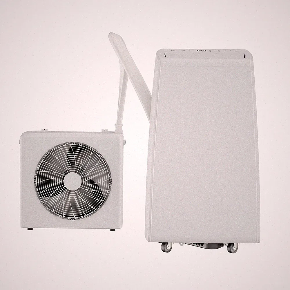 mobile Split Klimaanlage Klimagerät WiFi 12.000BTU 3,5kW heizen kühlen Halterung