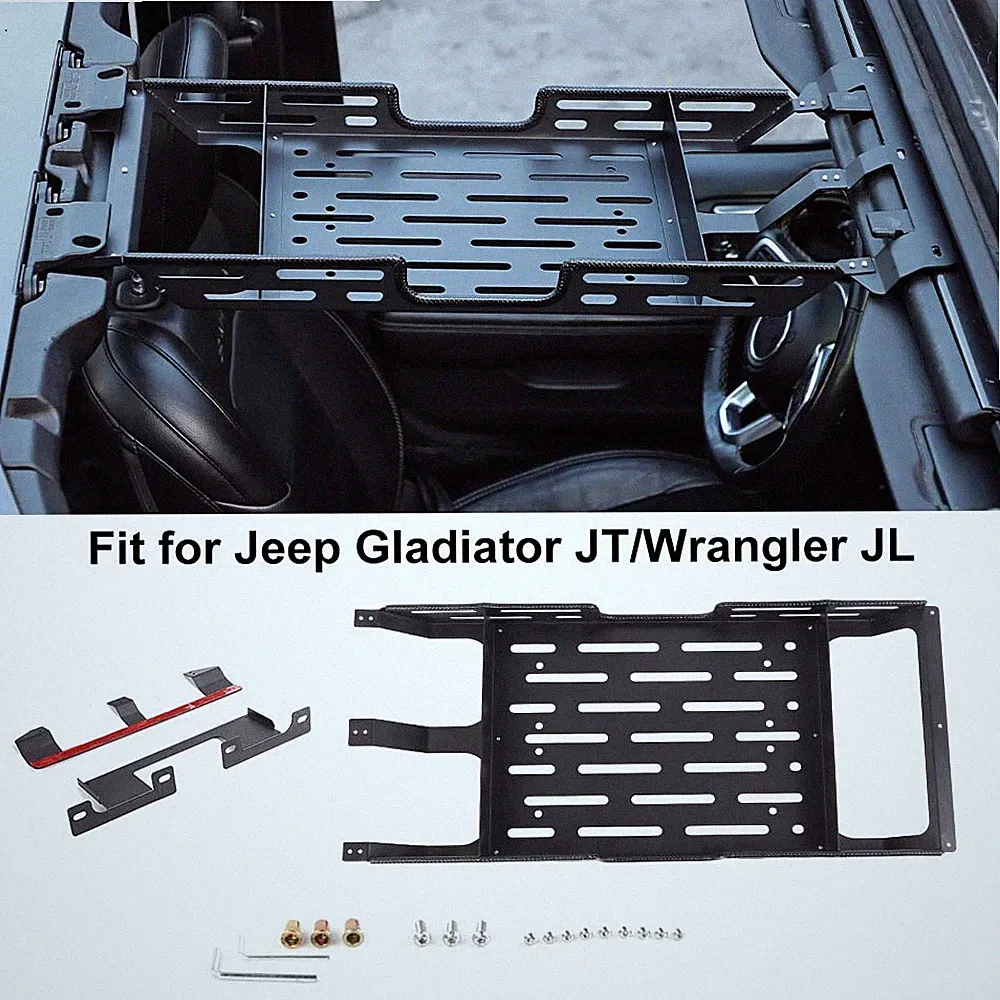 Molle-Dachgepäckträger mit Gepäckkorb für Jeep Wrangler JL / Gladiator JT