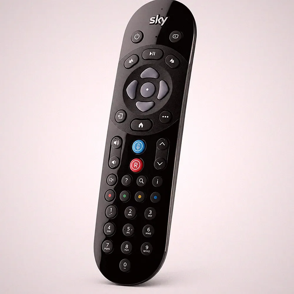 Original Sky Q Fernbedienung mit Bluetooth Sprachsteuerung Mikrofon Remote