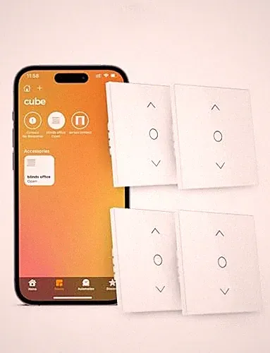 Refoss WLAN Rollladenschalter HomeKit Smart Zeitschaltuhr LED Siri Alexa