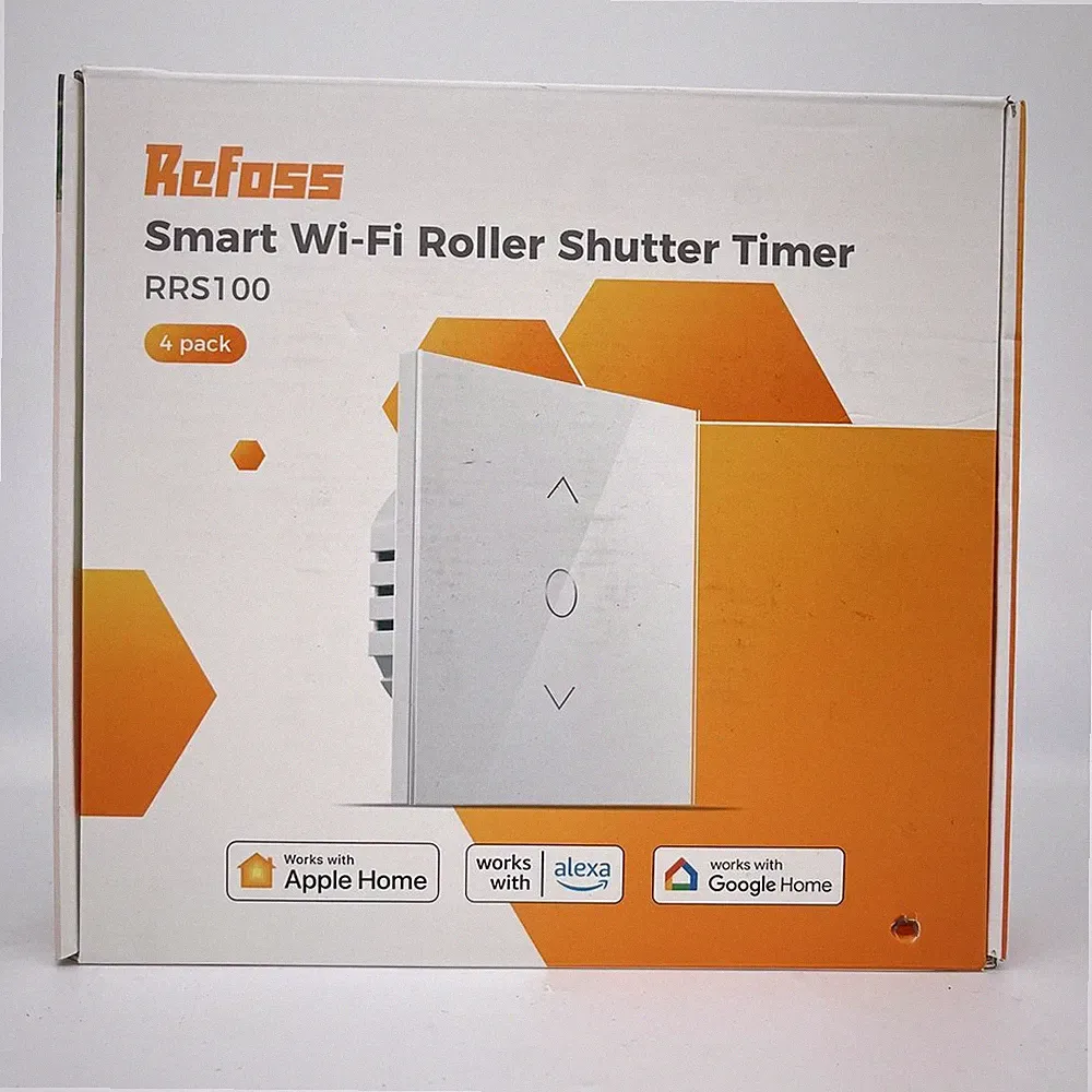 Refoss WLAN Rollladenschalter mit Apple HomeKit, Smart Rolladen Zeitschaltuhr, W