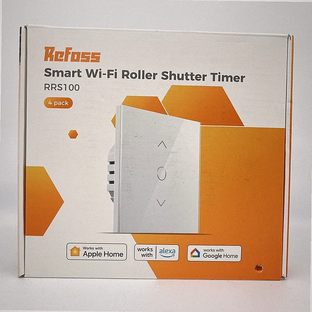 Refoss WLAN Rollladenschalter mit Apple HomeKit, Smart Rolladen Zeitschaltuhr, W