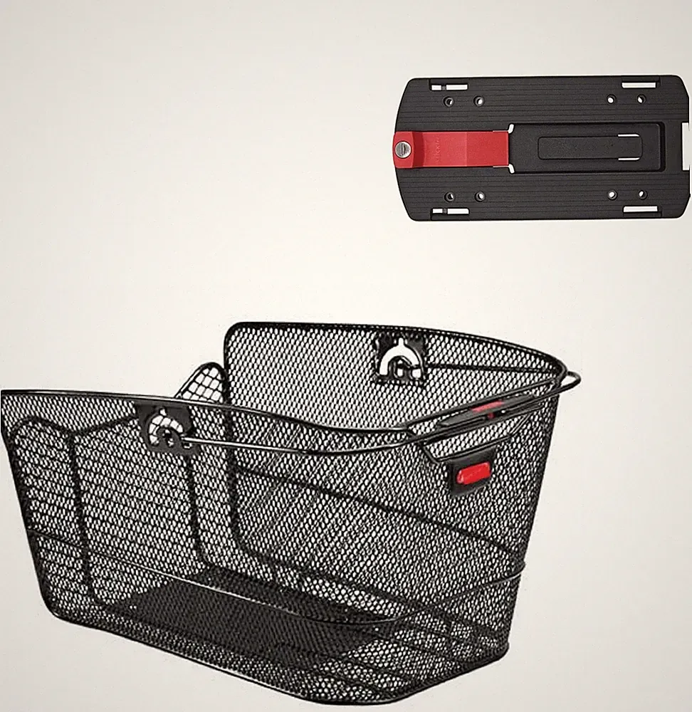 Rixen & Kaul Gepäckträgerkorb Citymax GTA mit GTA Kupplungs Set/ GTA Adapter