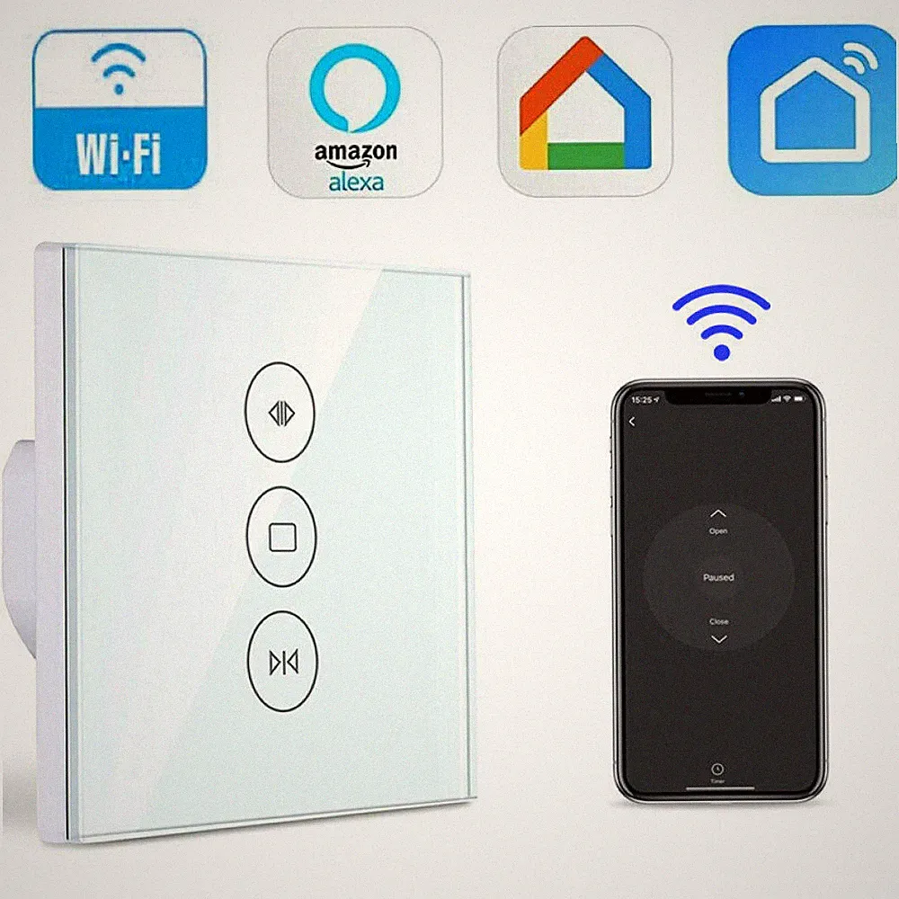 Rolladen Zeitschaltuhr WLAN Rolladenschalter mit Alexa Google Jalousien Schalter