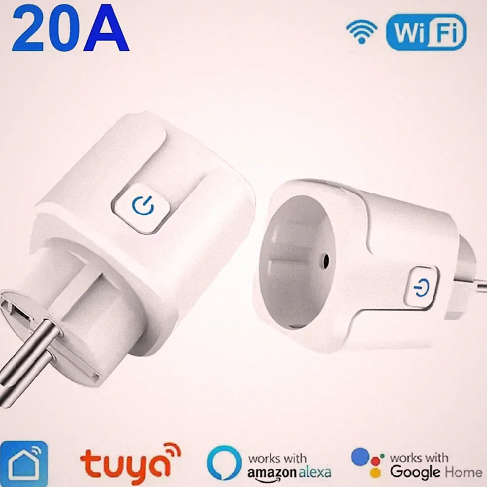 Smart Steckdose WLAN WiFi 20A/ smart Stecker mit Verbrauchüberwachung