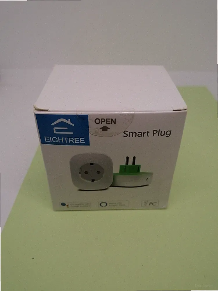 Smart WLAN Steckdose mit Strommessung EIGHTREE, Stromzähler für Balkonkraftwerk