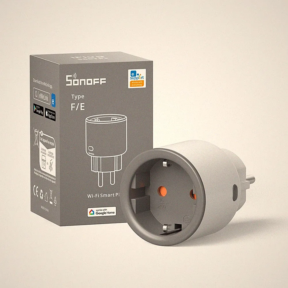 SONOFF S60 TypF WIFI Steckdose Smart WLAN Steckdose Plug mit Leistungsmessung
