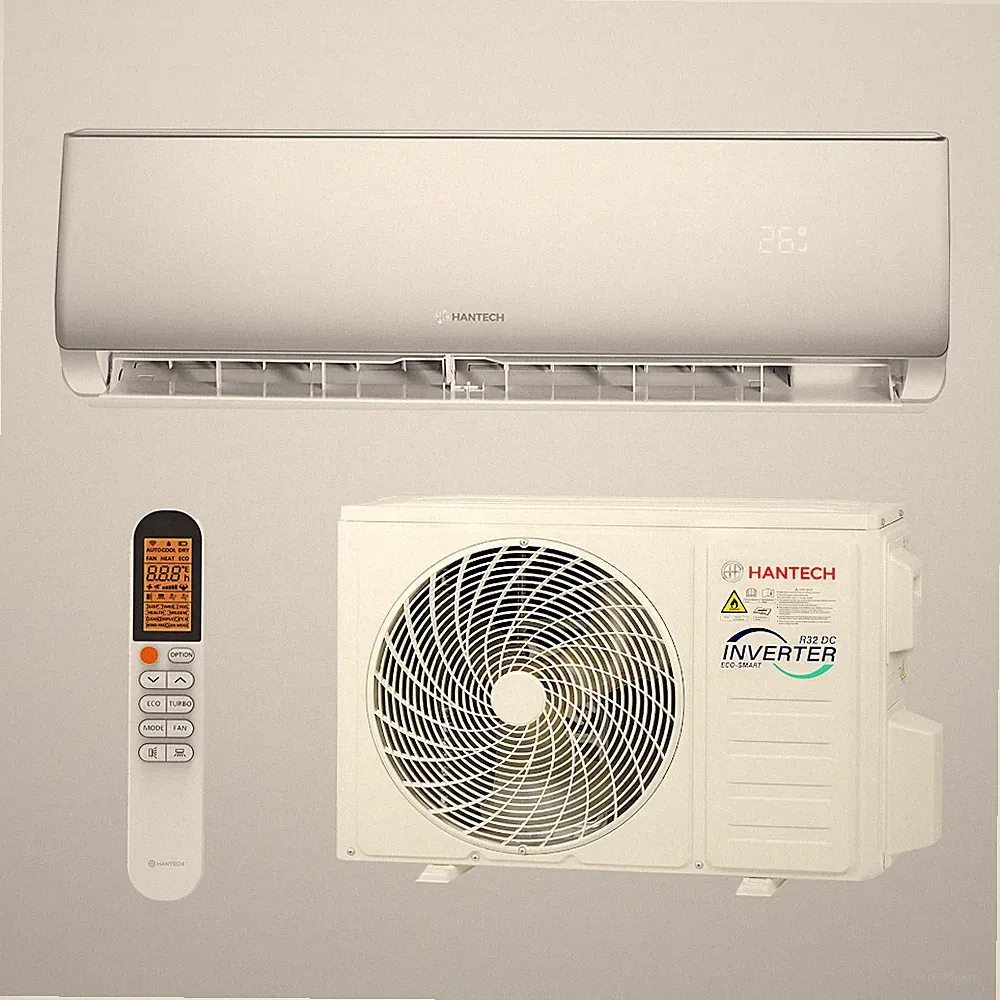 Split Klimaanlage 12000 BTU Klimagerät Inverter A++ Heizen WLAN HANTECH Elegant