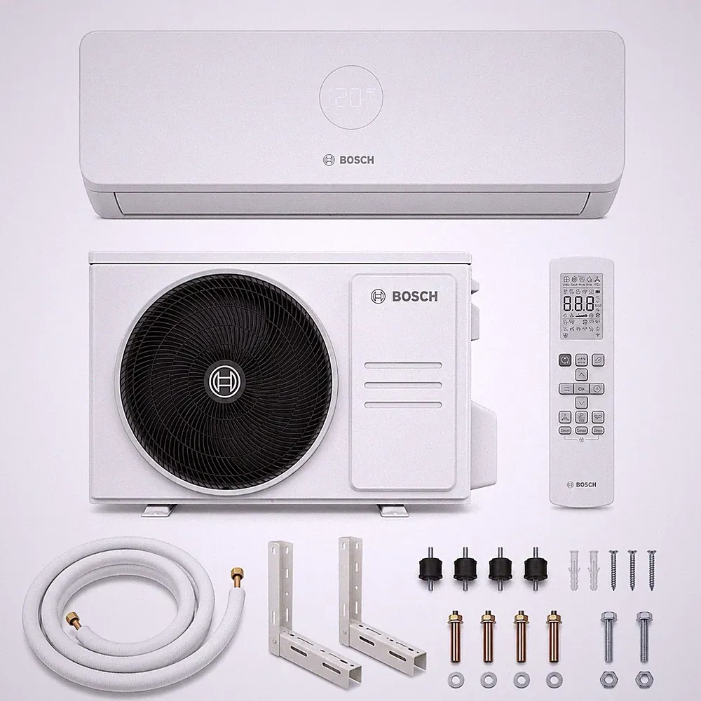 Split Klimaanlage 12000BTU Bosch Climate 3200i 3,5kW Komplettset Heizen A++ WLAN
