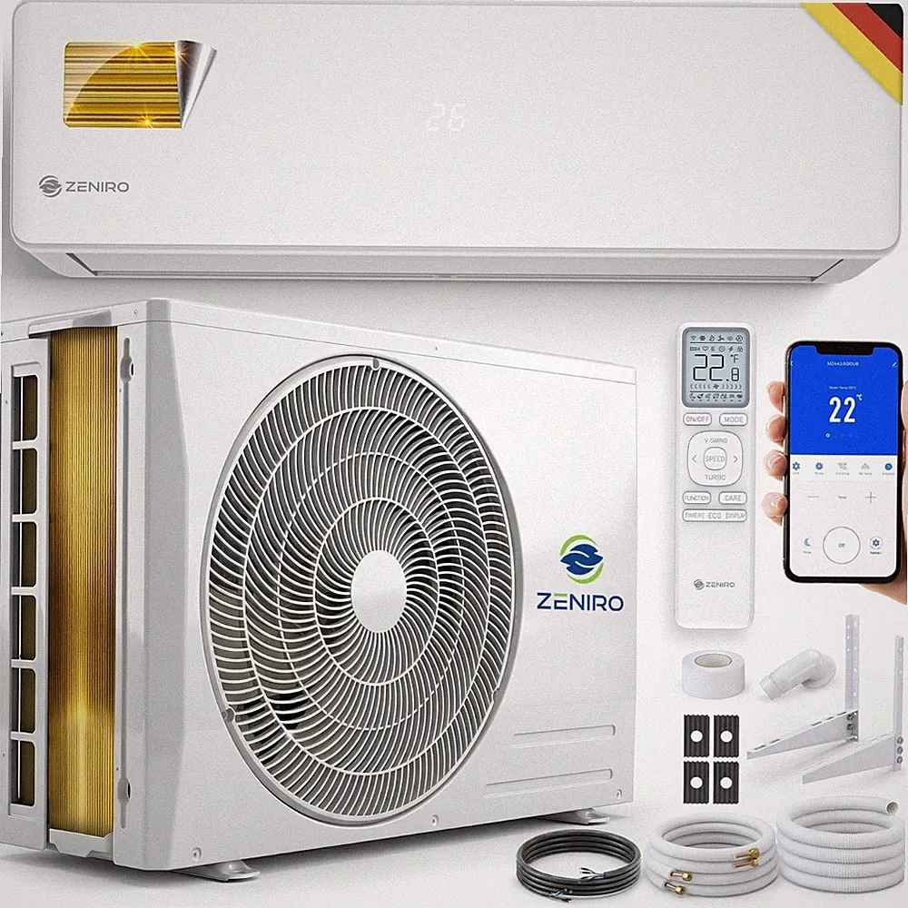 Split Klimaanlage 5,2kW ULTRA+ Set Mit Heizfunktion 4D Flow 18000 BTU WiFi
