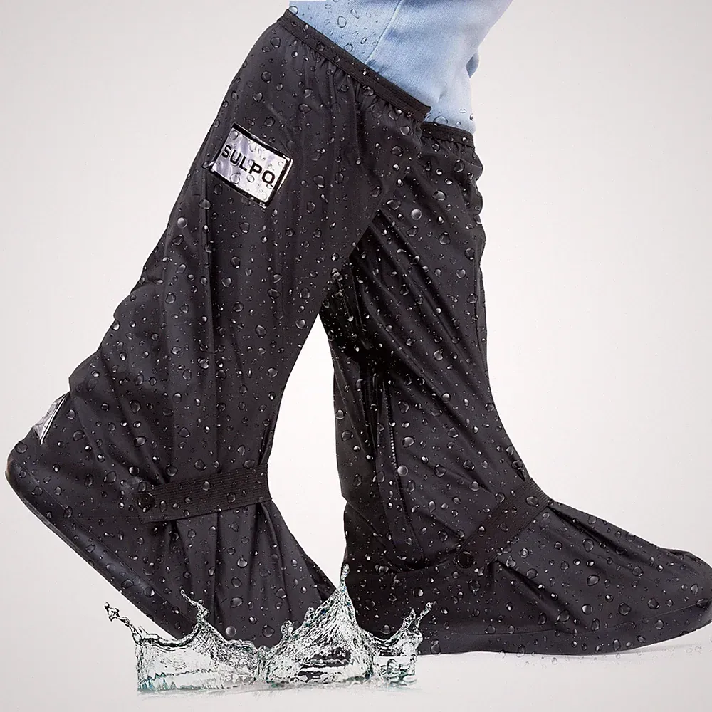 SULPO Schuhüberzieher Wasserdicht mit Reißverschluss - Regenschutz Schuhe