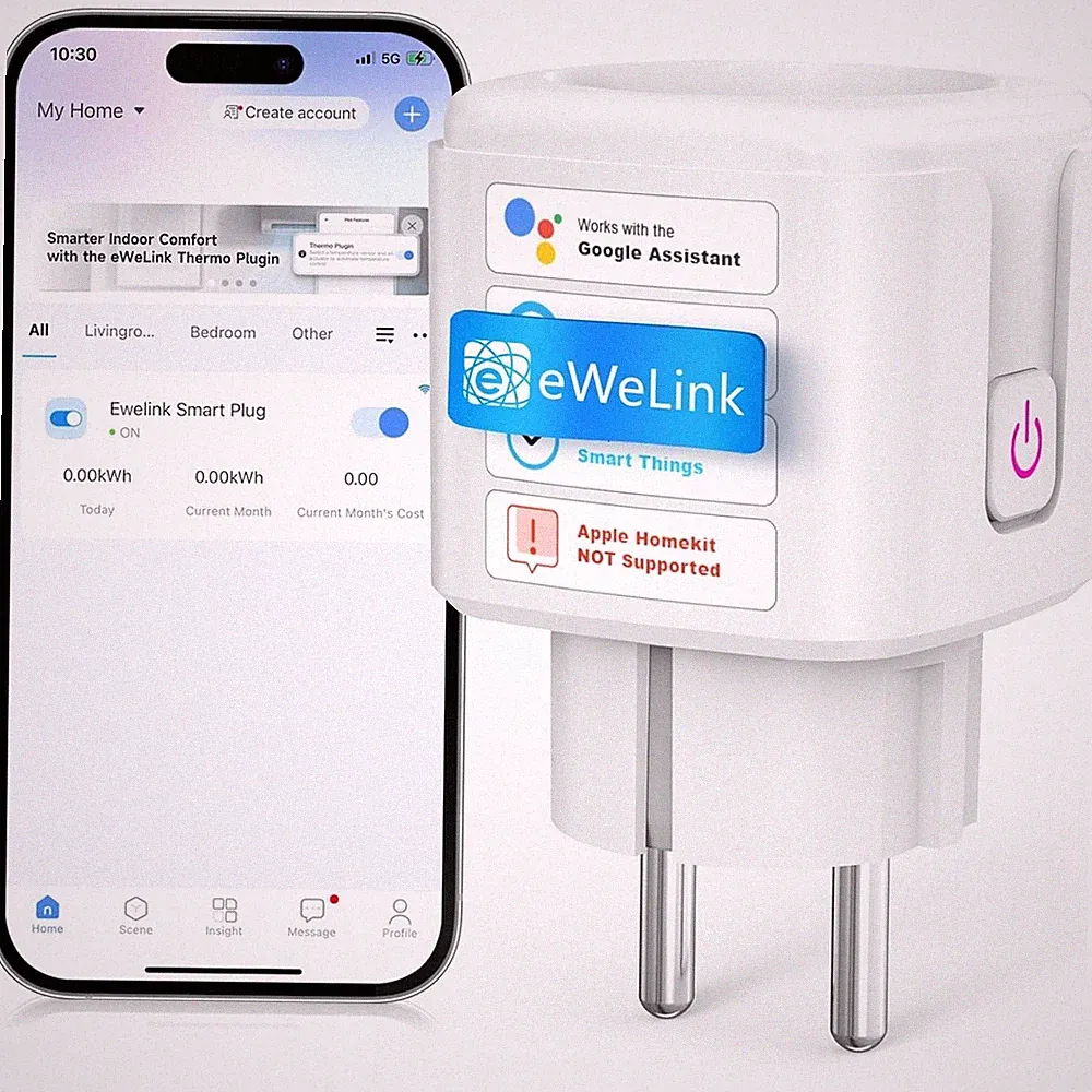 SURFOU WLAN Steckdose mit Zeitschaltuhr