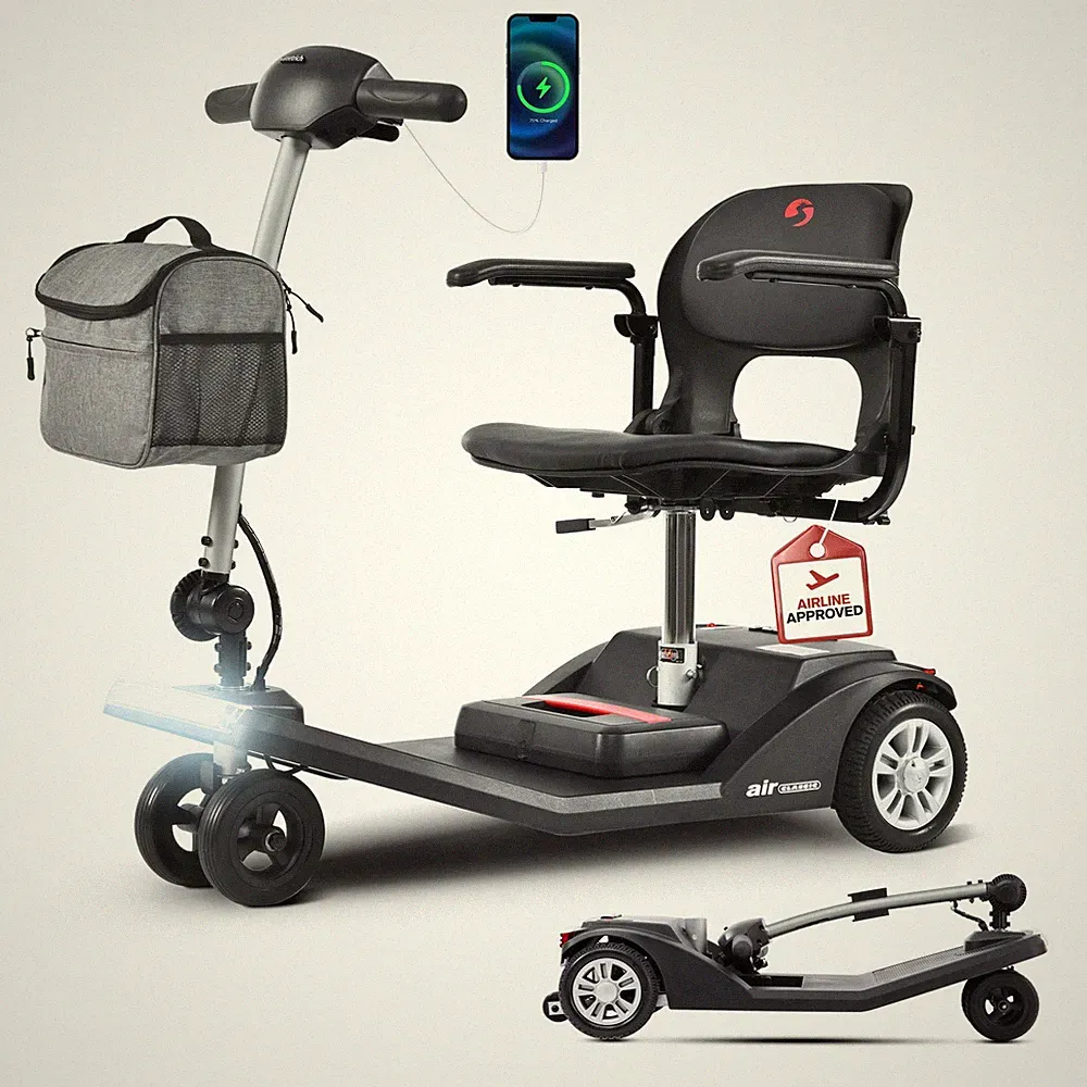 SWEETRICH 4-Rad Mobilitätsroller Seniorenmobil Elektroroller Scooter 250W 12Ah