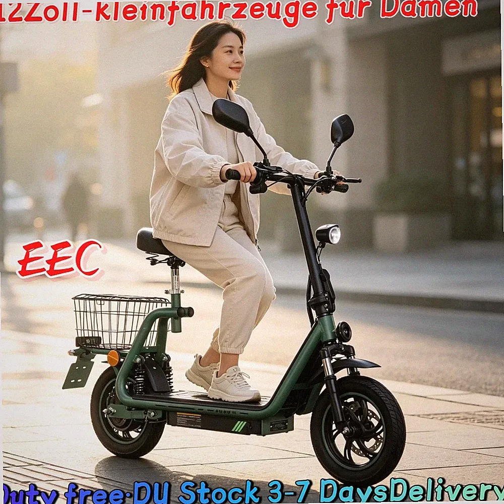 TWOFISH Elektroroller 13AH Faltbar E-Scooter Mit Straßenzulassung 30KM 150kg Neu