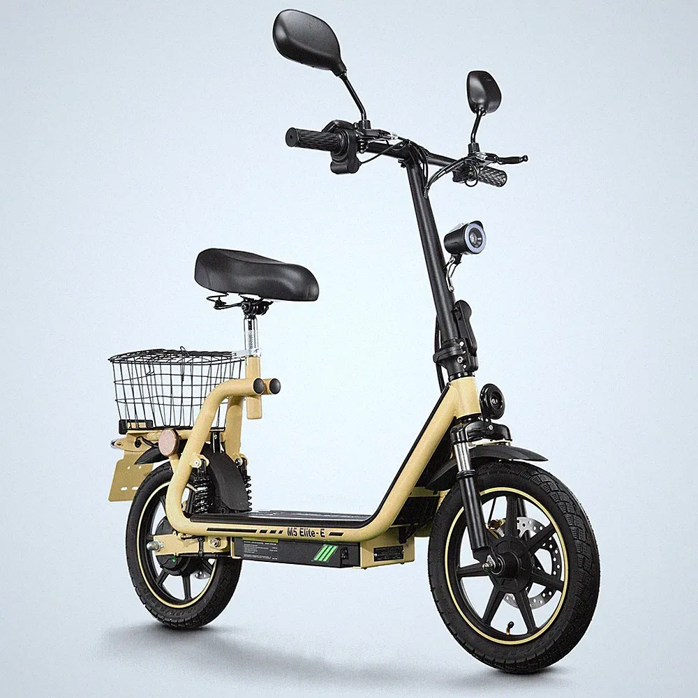 TWOFISH Mit Straßenzulassung & EEC 14" Elektroroller,48V 13AH E-Scooter Mit Sitz