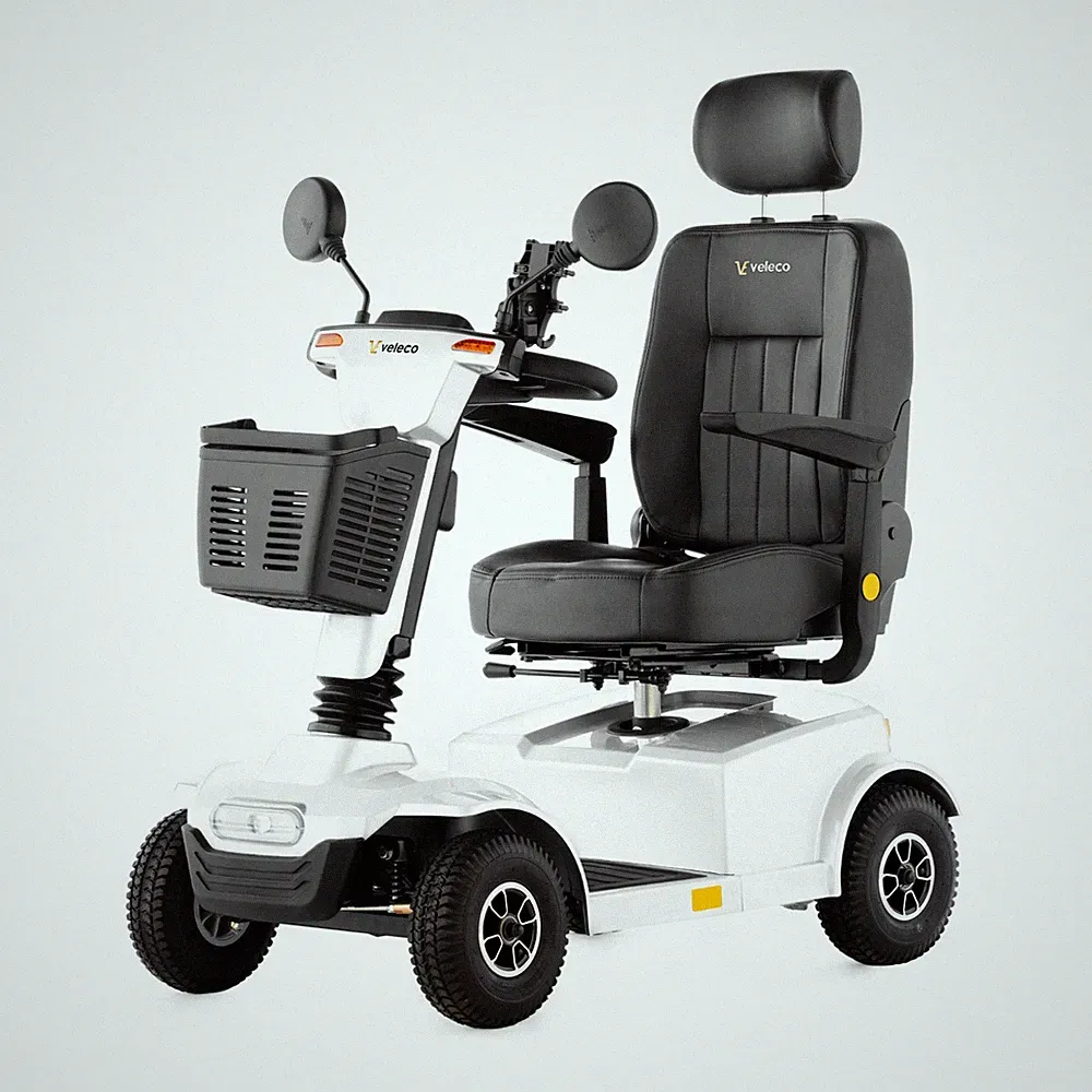 Veleco JUMPY: Mobilitätsroller mit Geschwindigkeitsknopf und drehbarem Kapitänssitz 450 W