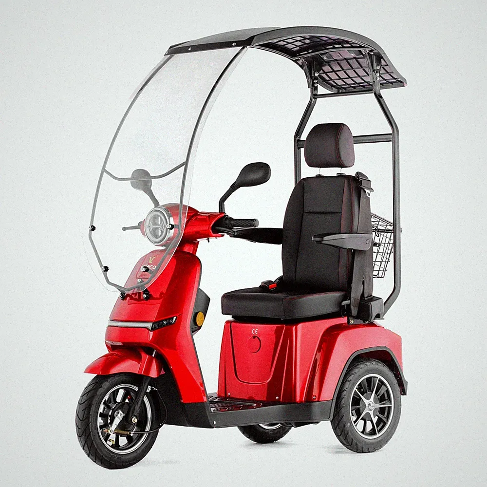 Veleco TURRIS mit Verdeck und Kapitänssitz - Mobilitätsroller Blei-Säure, Lithium