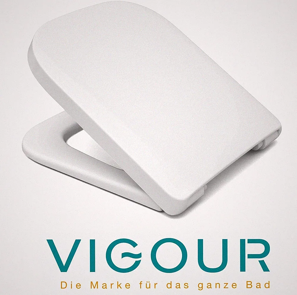 VIGOUR DERBY DESIAS Klodeckel WC-Sitz WC-Brille WC Deckel mit Absenkautomatik